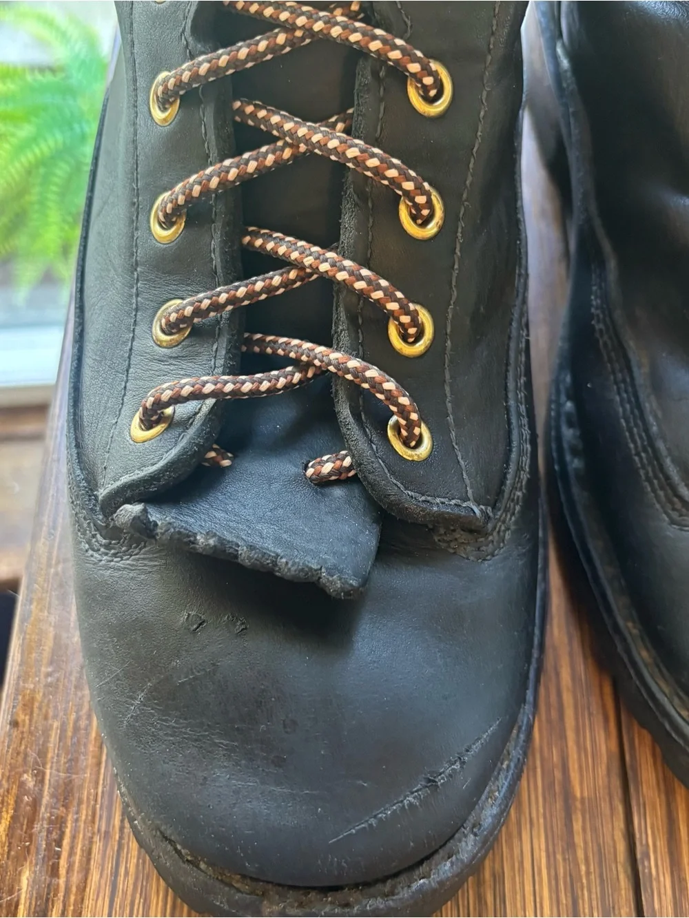Men's Black Leather Hathorn Explorer Wild-land Fire Boots